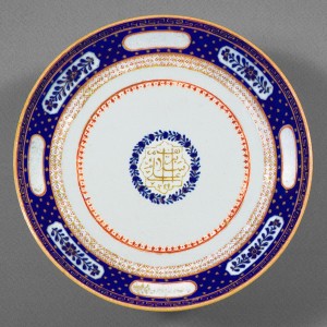 Plate, Chinese export porcelain