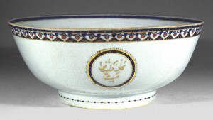 Bowl, Chinese export porcelain