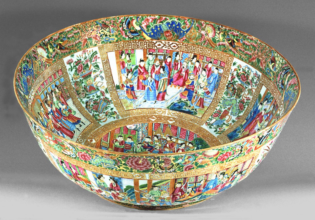 Punch bowl, Chinese export market