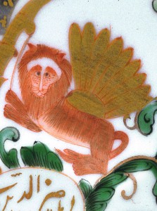 Dish detail, Chinese export porcelain