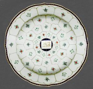Dish, Chinese export porcelain