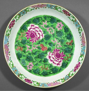 Saucer dish, Chinese export porcelain