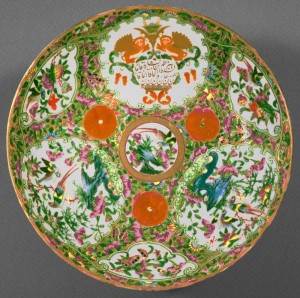Dish, Chinese export porcelain