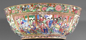 Punch bowl view 2, Chinese export porcelain