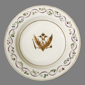 Catherine the Great service soup plate, Chinese export porcelain