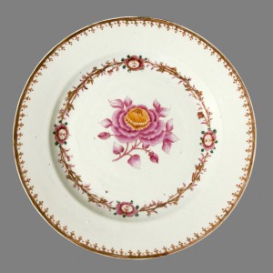 Small plate, Chinese export porcelain
